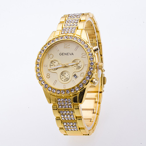 

Men's Sport Watch Fashion Watch Dress Watch Quartz Multi-Colored Large Dial Analog Charm - Rose Gold Gold Silver