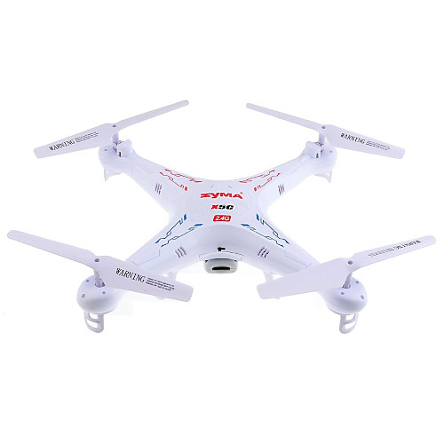 

RC Дрон SYMA X5C 10.2 CM 6 Oси 2.4G С HD-камерой 2.0MP 720P Квадкоптер на пульте управления Светодиодные фонарики / Полет C Bозможностью
