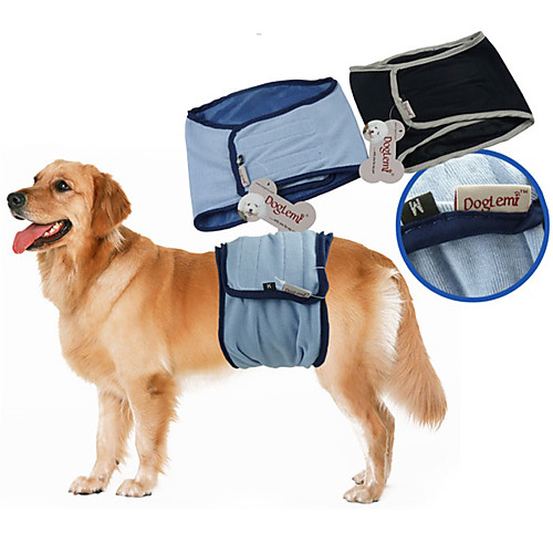 

Dog Pants Dog Clothes Solid Colored Black Blue Terylene Costume For Spring & Fall Summer Men's Casual / Daily