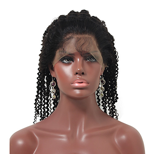 

Curly 360 Frontal Swiss Lace Human Hair Free Part