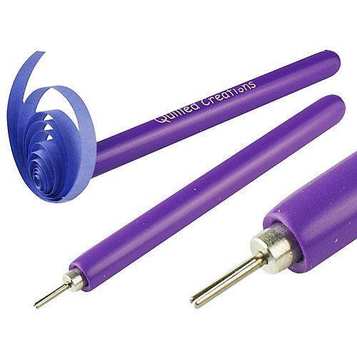 

Фиолетовая ручка для квиллинга из бумаги