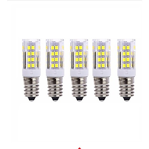 

5 шт. 5 W 2700-3000/6000-6500 lm E14 LED лампы типа Корн T 51 Светодиодные бусины SMD 2835 Тёплый белый Холодный белый 220 V / RoHs