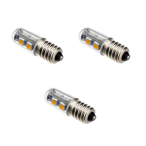 

3шт 1 W LED лампы типа Корн 100-120 lm E14 T 7 Светодиодные бусины SMD 5050 Тёплый белый 220-240 V / 3 шт.