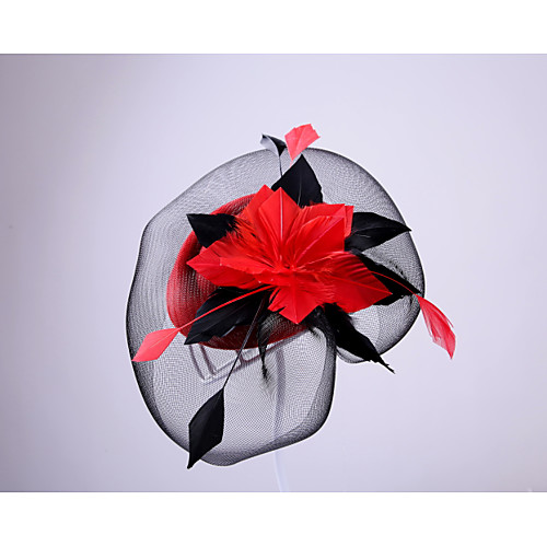

Перья / Сеть Fascinators с 1 Свадьба / Особые случаи / на открытом воздухе Заставка