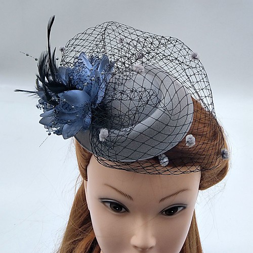 

Тюль / Перья / Сеть Fascinators / Головные уборы / Завесы для птиц с 1 Свадьба / Особые случаи Заставка