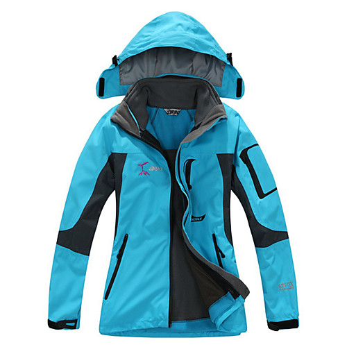 

Women's Hiking Jacket Winter Outdoor Thermal / Warm Waterproof Windproof Breathable Fleece Softshell Jacket Top Skiing Camping / Hiking Hunting Fuchsia Yellow Red S M L XL XXL / Quick Dry / Quick Dry