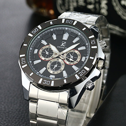 

Муж. Спортивные часы Наручные часы Кварцевый Нержавеющая сталь Белый Повседневные часы Аналоговый Классика Винтаж На каждый день Мода Нарядные часы - Белый Черный