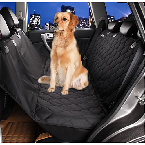 

Собака Чехол для сидения автомобиля Животные Коврики и подушки Водонепроницаемость Складной Черный Для домашних животных