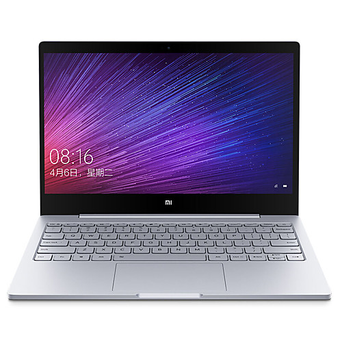 

xiaomi air 12,5-дюймовый ультратонкий ноутбук, эффективный офис, intel corem, 4gb ddr3 ram, 128gb ssd, usb-c, windows10, Серебряный