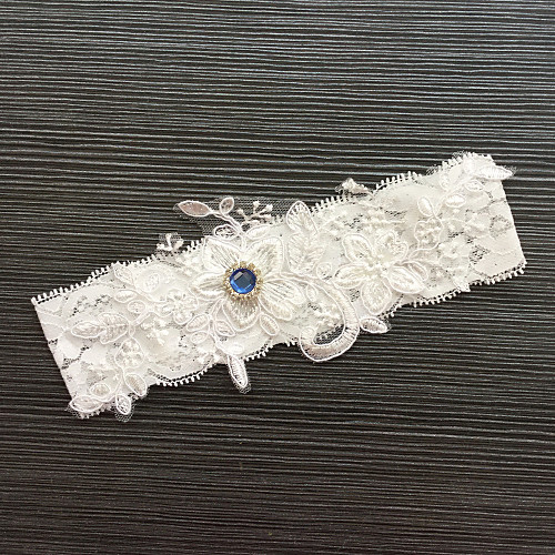 

Lace Classic / Fashion Wedding Garter With Rhinestone / Lace Garters