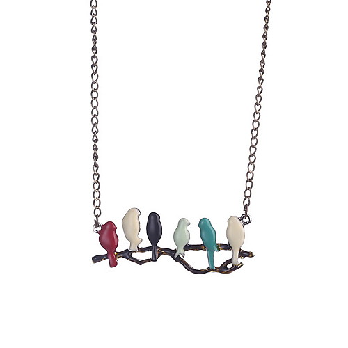 

Women's Statement Necklace - Sterling Silver Animal Red Necklace Jewelry For Christmas Gifts, Daily