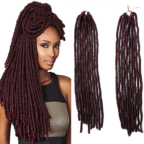 

Волосы для кос Вязаные дредлоки / Дреды / Faux Locs 100% волосы канекалона / Kanekalon 20 корней / пакет косы волос Расширения Dreadlock / Искусственные дреды / Искусственные дреды в технике Кроше