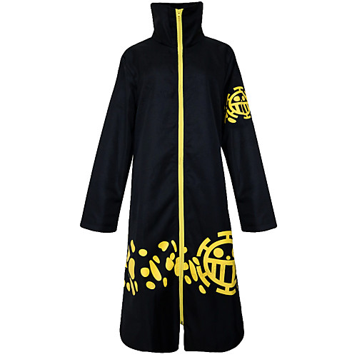 

Inspired by One Piece Trafalgar Law Anime Cosplay Costumes Japanese Cosplay Suits Vintage Long Sleeve Cloak For Men's / Women's