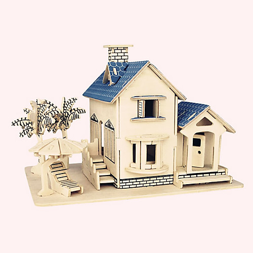

Wooden Puzzle Famous buildings Chinese Architecture House Professional Level Wooden 1pcs Kid's Boys' Gift