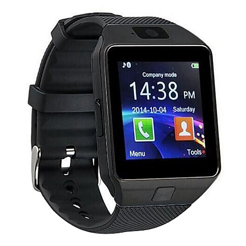 

dz09 bluetooth smartwatch сенсорный экран карты позиционирования и фото интеллектуальное напоминание для android и ios, Серебряный