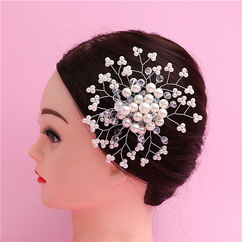 

Pins Hair Accessories Pearl / Crystal Wigs Accessories Women's 1pcs pcs 1-4inch cm Party Crystal Crystal