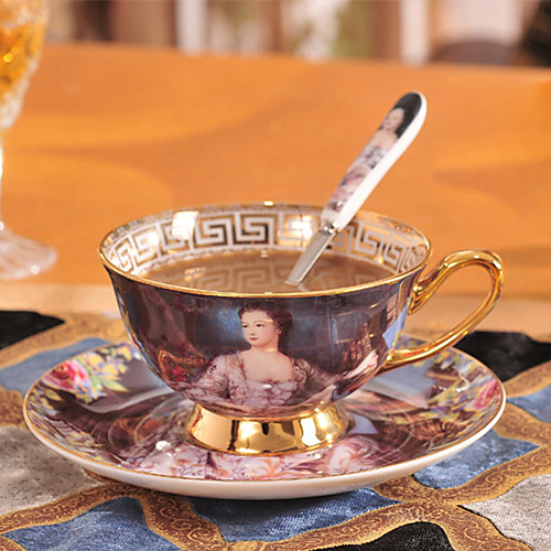 

Drinkware Tea Cup / Water Bottle / Coffee Mug Ceramic Portable Tea Party