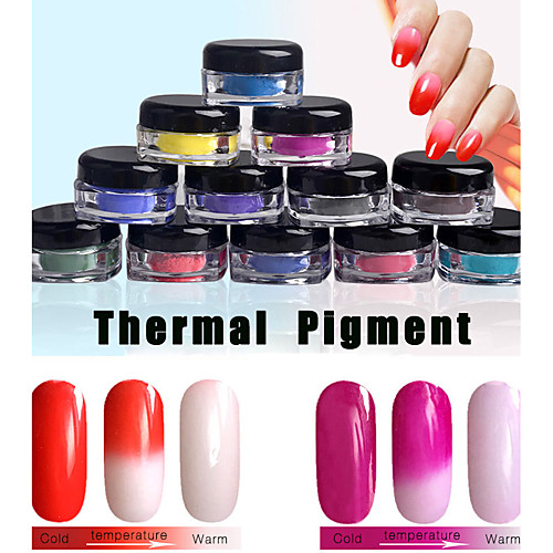 

1g box the temperature change of nail polish mirror powder chameleon nail powder