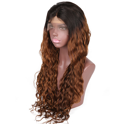 

Натуральные волосы Бесклеевая кружевная лента Лента спереди Парик Beyonce стиль Бразильские волосы Естественные волны Омбре Парик 130% 150% Плотность волос / Волосы с окрашиванием омбре
