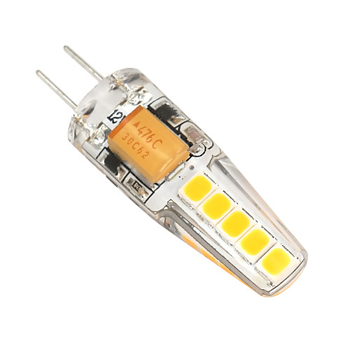 

2 W Двухштырьковые LED лампы 180-200 lm G4 T 10 Светодиодные бусины SMD 2835 Диммируемая Тёплый белый Холодный белый 12 V / 1 шт.