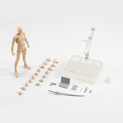 

6 Style Body Chan Body Kun Pale Men 1Pcs With Accessories Skin colour 15cm Figma Bandai PVC Action Figure Figma Men