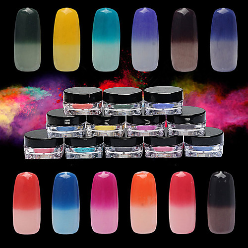 

1g box colorful laser silver mirror powder rainbow nail powder dust glitter chrome pigment nail art sequins nail