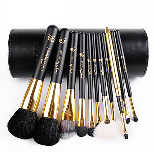 

11 Makeup Brushes Set Goat Hair / Synthetic Hair / Others Limits bacteria / Hypoallergenic Face / Lip / Eye MSQ