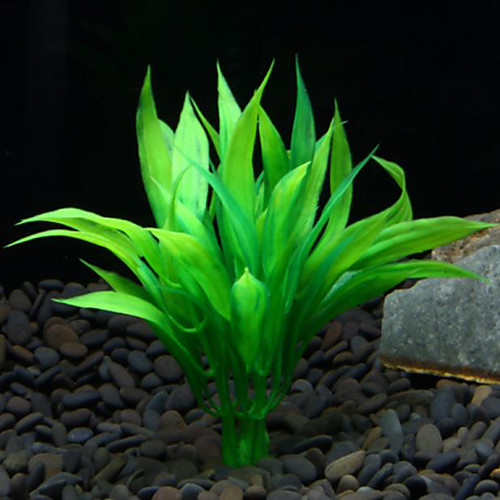 

Оформление аквариума Водное растение Нетоксично и без вкуса Пластик Зеленый