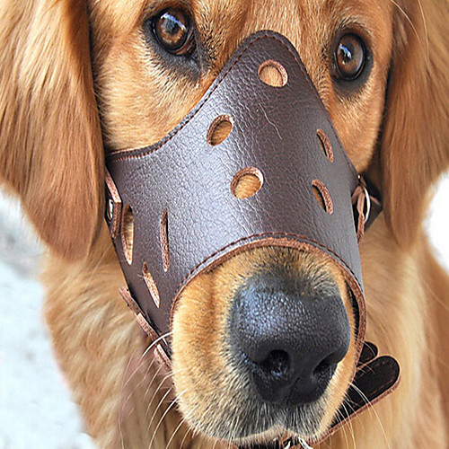 

Dog Training Training Anti Bark Device Easy to Use Cat Dog Waterproof Anti Bark Safety Leather Behaviour Aids For Pets