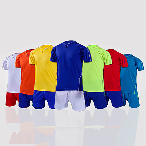 

Men's Soccer ShirtShorts Bottoms Clothing Suit Breathable Football / Soccer Classic 100% Polyester Red Green Blue / Stretchy