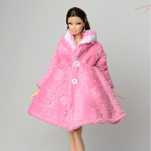 

Аксессуары для кукол Платье куклы На каждый день Для Barbie Полиэстер Флис Пальто Для Девичий игрушки куклы