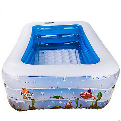 

more care Ball Pool Kiddie Pool Paddling Pool Inflatable Pool Fun Novelty Silica Gel Kid's Summer Fun with Kids