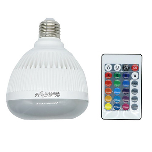 

1шт 4 W 6 W Умная LED лампа 400-500 lm Светодиодные бусины Bluetooth Диммируемая На пульте управления RGB 85-265 V / 1 шт.