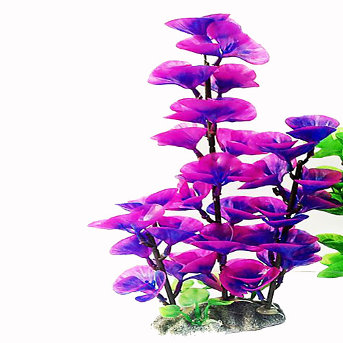 

Fish Tank Aquarium Decoration Waterplant Artificial Plants Purple Non-toxic & Tasteless Plastic