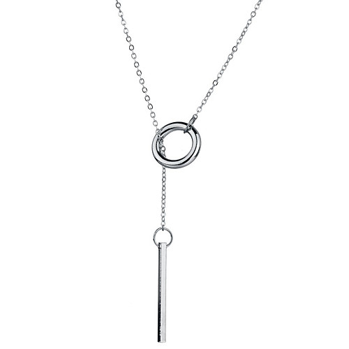 

Women's Y Necklace Lasso Fashion Alloy Silver Necklace Jewelry For Daily