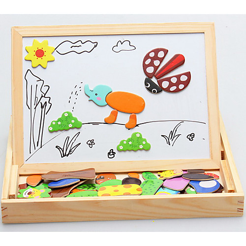 

QZM Magnetic Easel Educational Toy Novelty Wooden Girls' Toy Gift