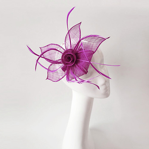 

Лен / Перья Fascinators с 1 Свадьба / Особые случаи Заставка