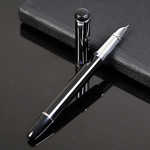 

сверхтонкая серебряная ручка для перьев (черный) для школы / офиса