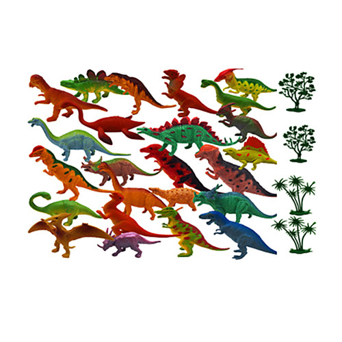 

Драконы и динозавры Наборы для моделирования Диаграмма динозавров трицератопс Юрский динозавр Тиранозавр Животные моделирование пластик Детские Мальчики Игрушки Подарок 28 pcs