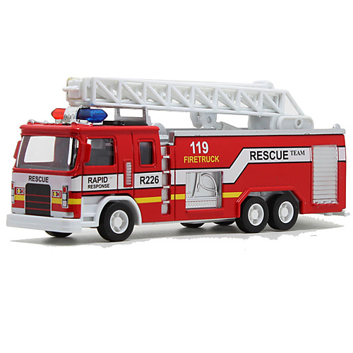 

1:32 Plastic Train Fire Engine Vehicle Toy Truck Construction Vehicle Toy Car Simulation Kid's Car Toys