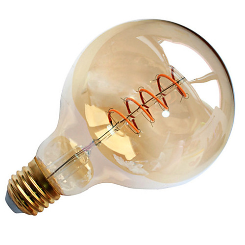 

1шт 6 W LED лампы накаливания 550 lm E26 / E27 G95 1 Светодиодные бусины COB Декоративная Мягкая нить Тёплый белый 85-265 V / RoHs
