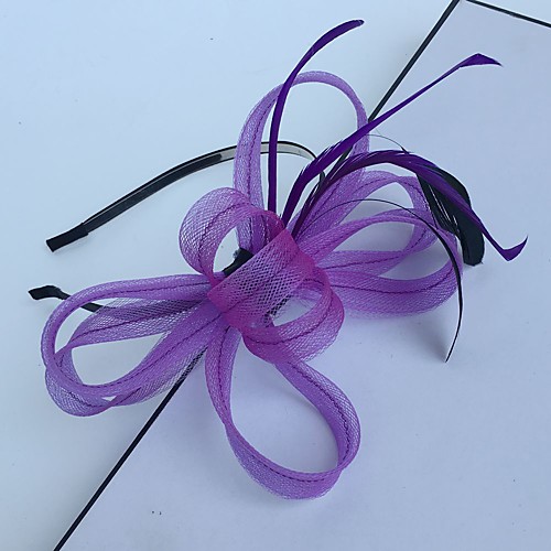 

Перья / Сеть ободки / Fascinators с 1 Свадьба / Особые случаи / Повседневные Заставка