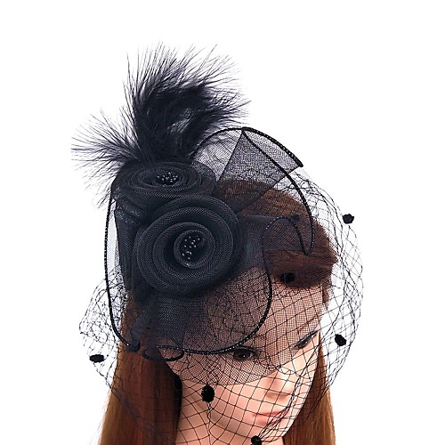 

Перья / Сеть Fascinators / Цветы / Головные уборы с 1 Свадьба / Особые случаи Заставка