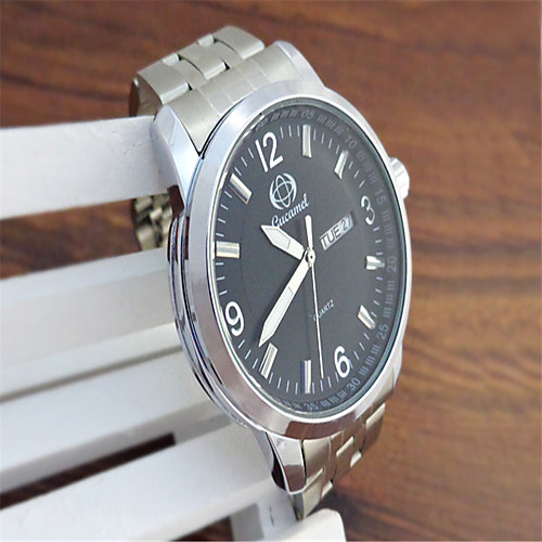 

Men's Wrist Watch Quartz Silver Hot Sale Analog Casual Fashion - White Black