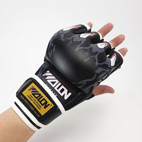 

Тренировочные боксерские перчатки / Боксерские перчатки Для Бокс Без пальцев Дышащий, Анатомический дизайн, Защитный губка Черный / Красный / Синий