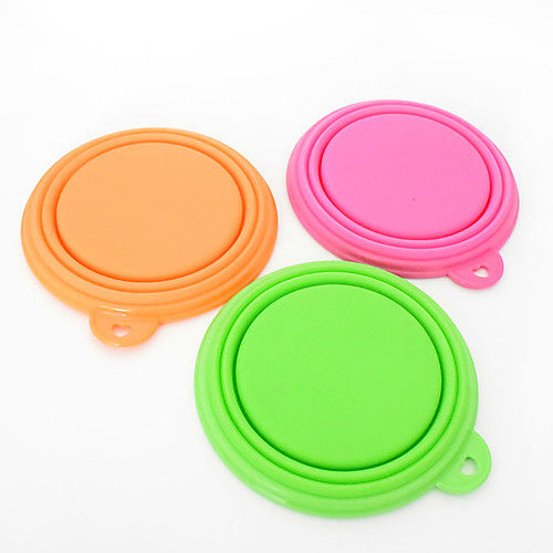 

Cat / Dog Bowls & Water Bottles Pet Bowls & Feeding Waterproof / Portable / Foldable Orange / Green / Pink