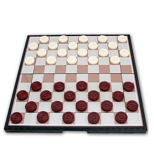 

Board Game Checkers Draughts Plastic Professional Magnetic Large Size Kid's Adults' Unisex Boys' Girls' Toys Gifts
