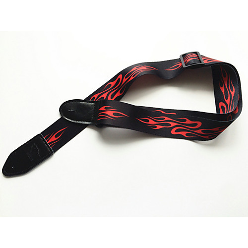 

Professional Straps High Class Guitar Acoustic Guitar Electric Guitar New Instrument Nylon Musical Instrument Accessories Red