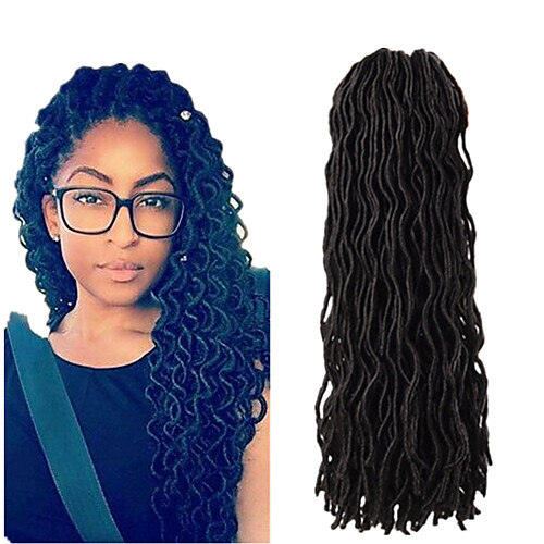 

Braiding Hair Crochet Dreadlocks / Faux Locs Synthetic Hair 20 roots / pack, 1pc / pack Hair Braids Dreadlock Extensions / Dreads Locs / Crochet Faux Dreads