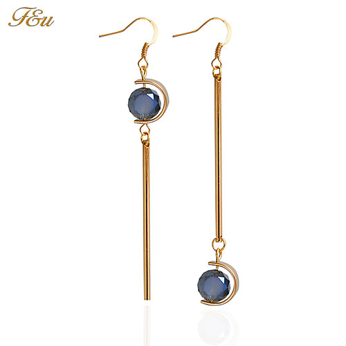 

Women's Crystal Drop Earrings Earrings Ball Personalized Luxury Basic Simple Style Fashion Euramerican Zircon Earrings Jewelry Light Blue For Christmas Gifts Wedding Party Special Occasion Halloween